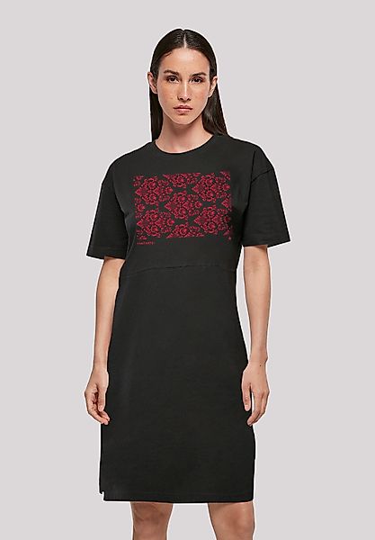 F4NT4STIC Shirtkleid "Muster Blumen Rot" Ohne Taschen Print günstig online kaufen