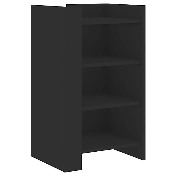 vidaXL Sideboard Schwarz 45x35x75 cm Holzwerkstoff 848382 günstig online kaufen