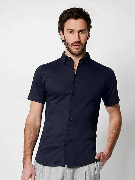 DESOTO Kurzarmhemd Jerseyhemd Casual Modern Button Down halbarm Flexibler S günstig online kaufen
