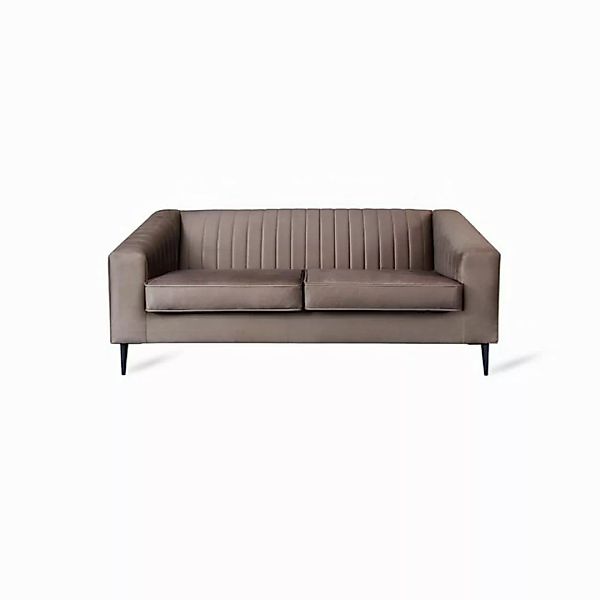 Xlmoebel Sofa Zweisitzer Sofa in Braun für das Wohnzimmer - Modernes Design günstig online kaufen