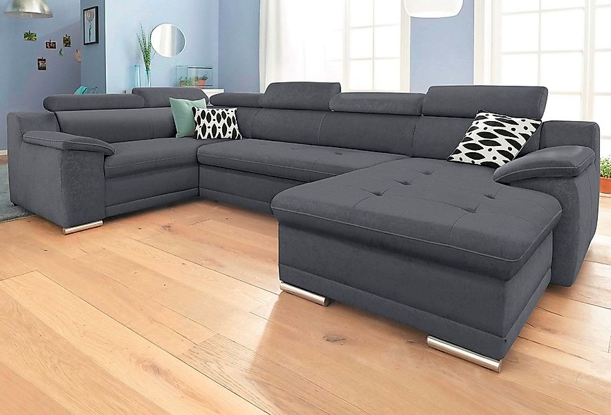 sit&more Wohnlandschaft »Andiamo U-Form«, mit Kopfteilverstellung, wahlweis günstig online kaufen