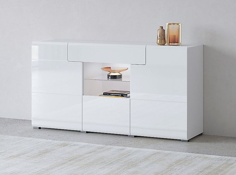 INOSIGN Sideboard Toledo,Breite 159cm,moderne Anrichte mit dekorative Fräsu günstig online kaufen