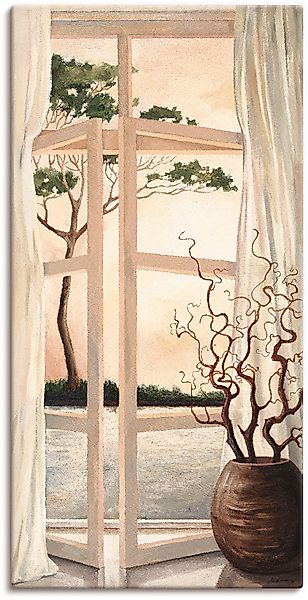 Artland "Fensterbild Toskanischer Sonnenuntergang" Fensterblick 1 Stk. tlg. günstig online kaufen