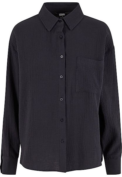 URBAN CLASSICS Klassische Bluse Urban Classics Ladies Oversized Musselin Bl günstig online kaufen