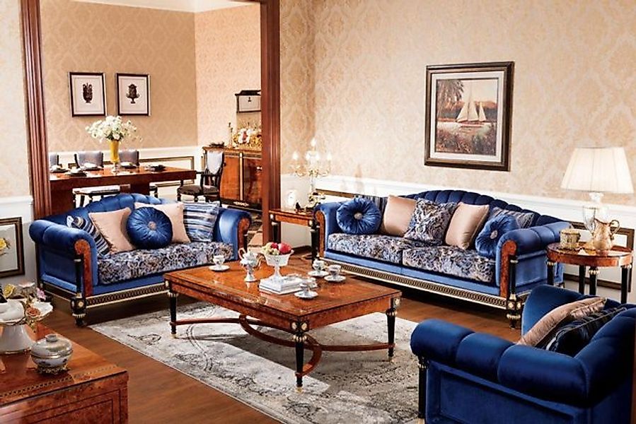 Xlmoebel Sofa Traditionelles Sofa-Set 3+2+1 im Barock Rokoko Antik Design S günstig online kaufen