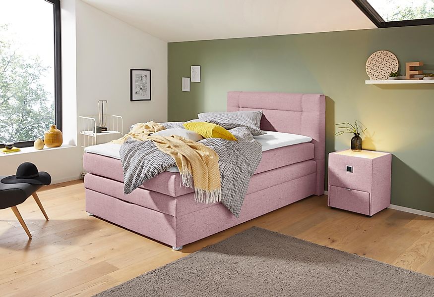 Jockenhöfer Gruppe Boxspringbett Amira, mit Bettkasten und Topper günstig online kaufen