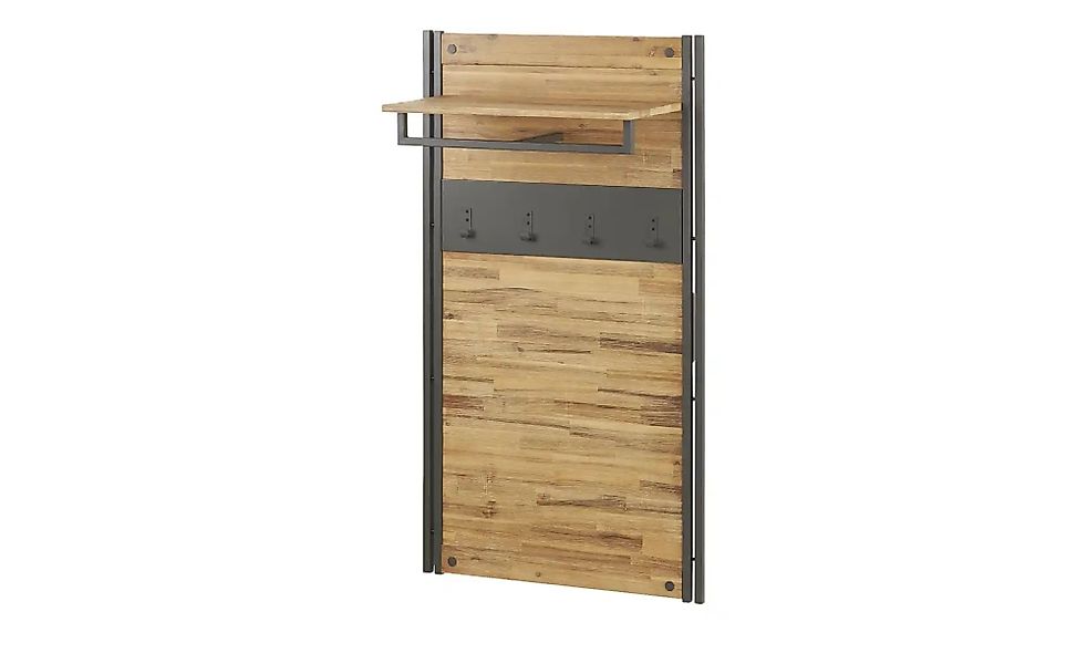 Garderobenpaneel  Detroit ¦ holzfarben ¦ Massivholz,Metall ¦ Maße (cm): B: günstig online kaufen