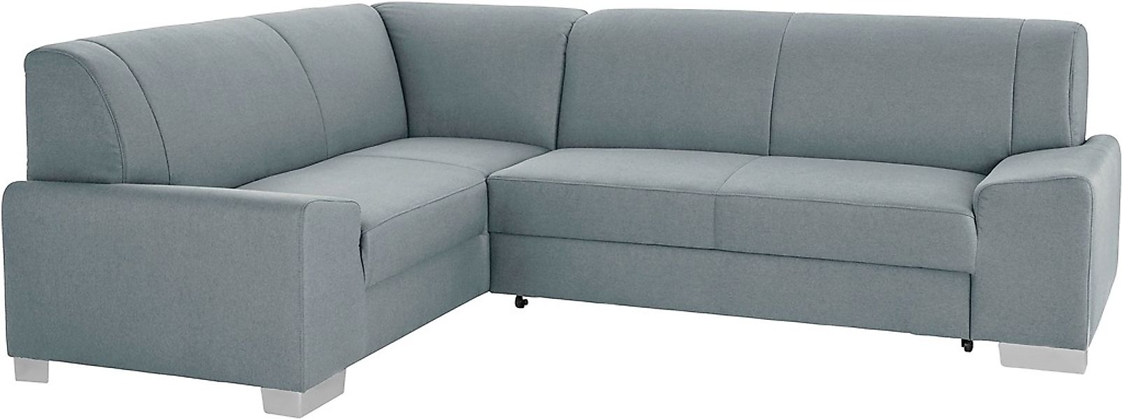 DOMO collection Ecksofa "Anzio in kubischer Formensprache, flache Armlehnen günstig online kaufen