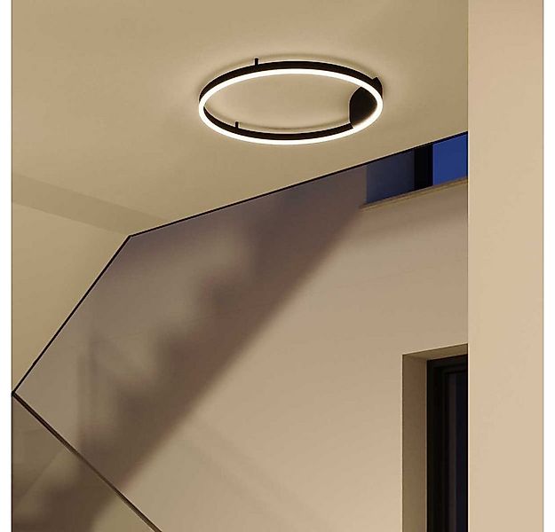 s.luce Deckenleuchte LED Ring Wandlampe & Deckenleuchte Dimmbar modern rund günstig online kaufen