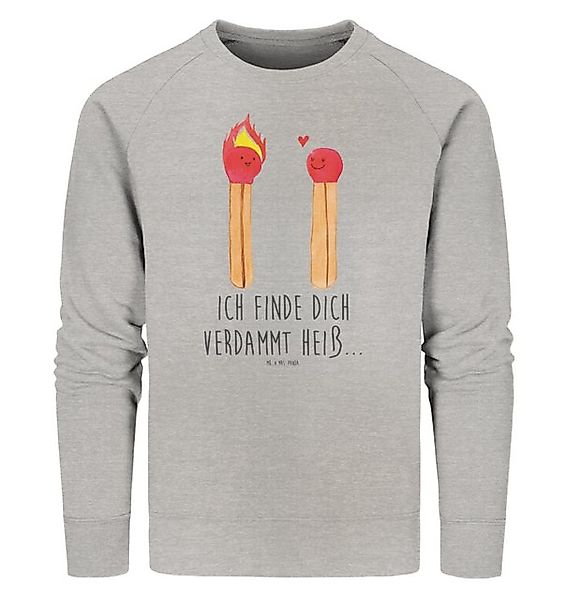 Mr. & Mrs. Panda Longpullover Streichhölzer Größe XXL - Heather Grey - Gesc günstig online kaufen