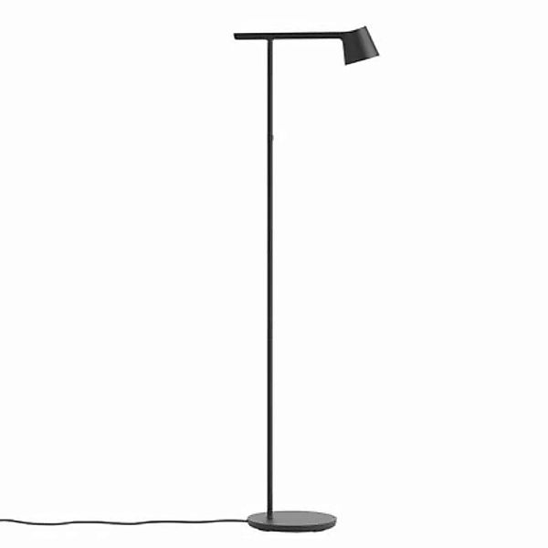 Stehleuchte Tip LED metall schwarz / Metall - Drehbar - Muuto - Schwarz günstig online kaufen