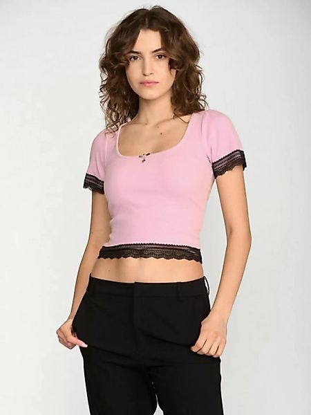 Vive Maria Sweet Cropped Shirt Damen T-Shirt rosa günstig online kaufen