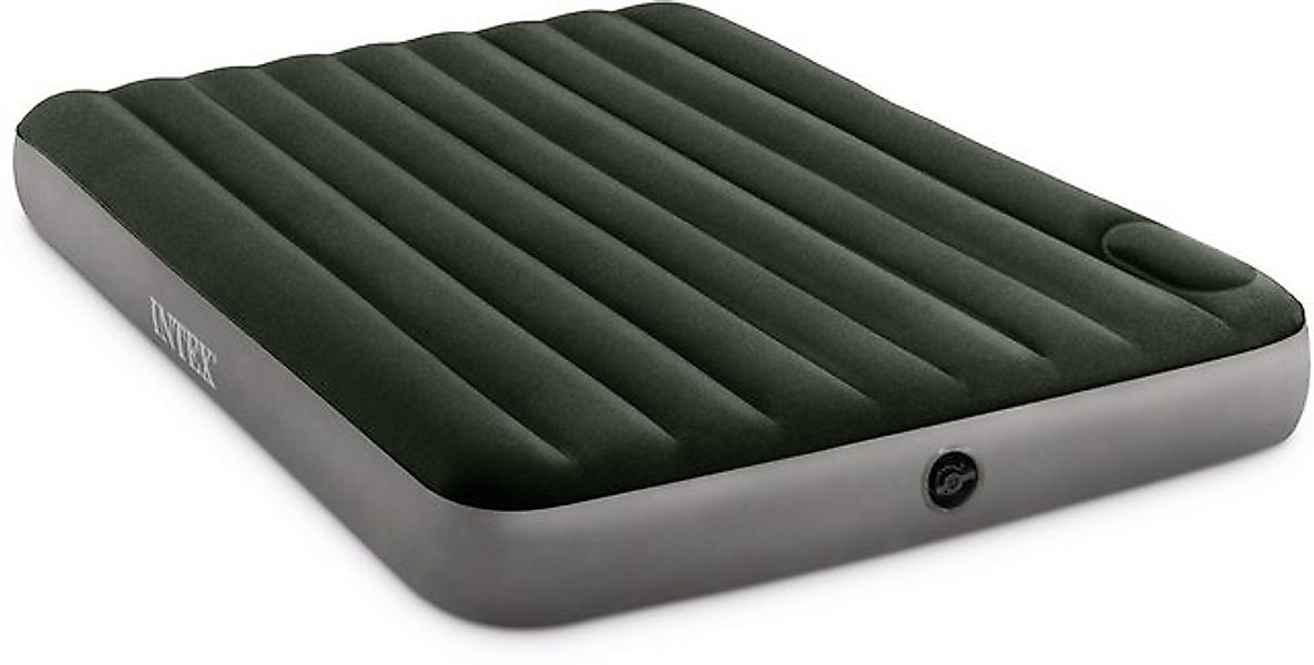 Intex Luftbett Indoor & Outdoor Luftbett Queen Downy Airbed 203x152x25 Fußp günstig online kaufen