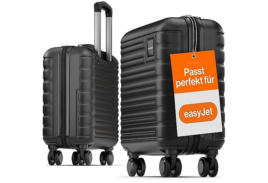 Travely Koffer Polycarbonat Handgepäck Koffer 45x36x20cm - für Easyjet etc, günstig online kaufen
