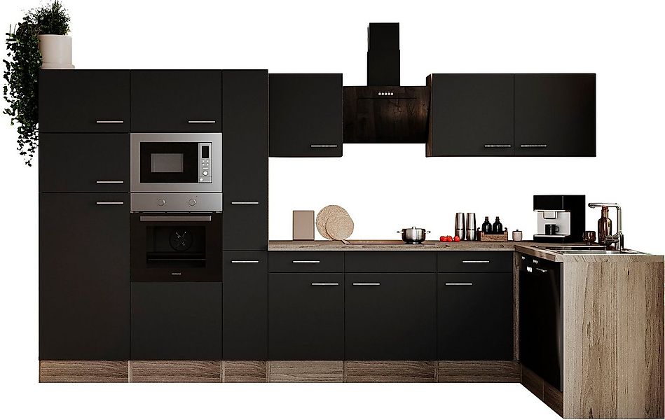 RESPEKTA Winkelküche Oliver, Breite 370 cm, wechselseitig aufbaubar günstig online kaufen