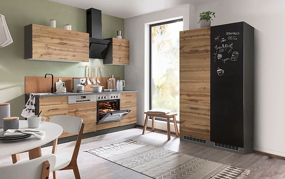 KOCHSTATION Küchenzeile »KS-Trier«, ohne E-Geräte, Breite 330 cm günstig online kaufen