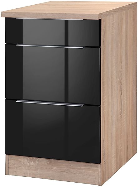 KOCHSTATION Unterschrank "KS-Brindisi", 50 cm breit, inklusive 2 großer Aus günstig online kaufen