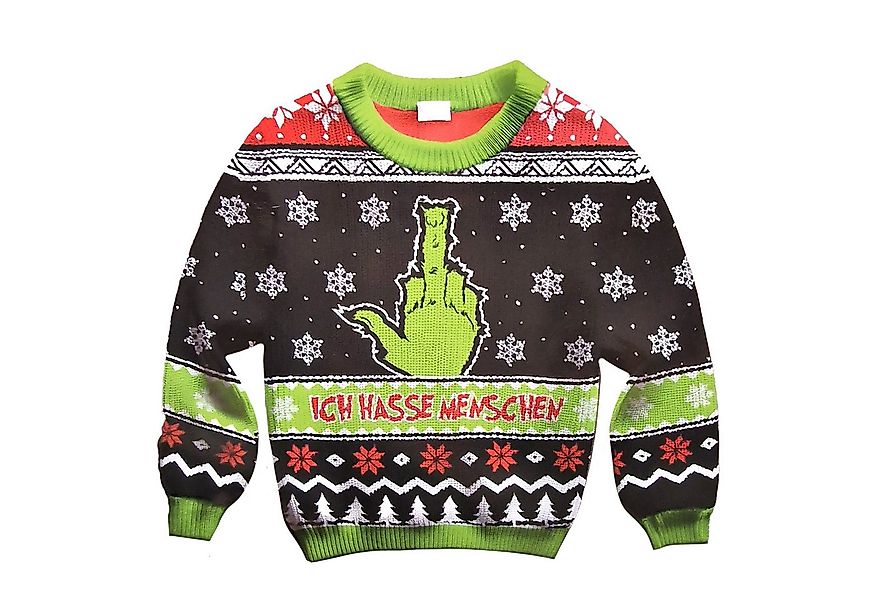 TOPCENT Weihnachtspullover Der Muffel – Weihnachtspullover Herren „Ich hass günstig online kaufen