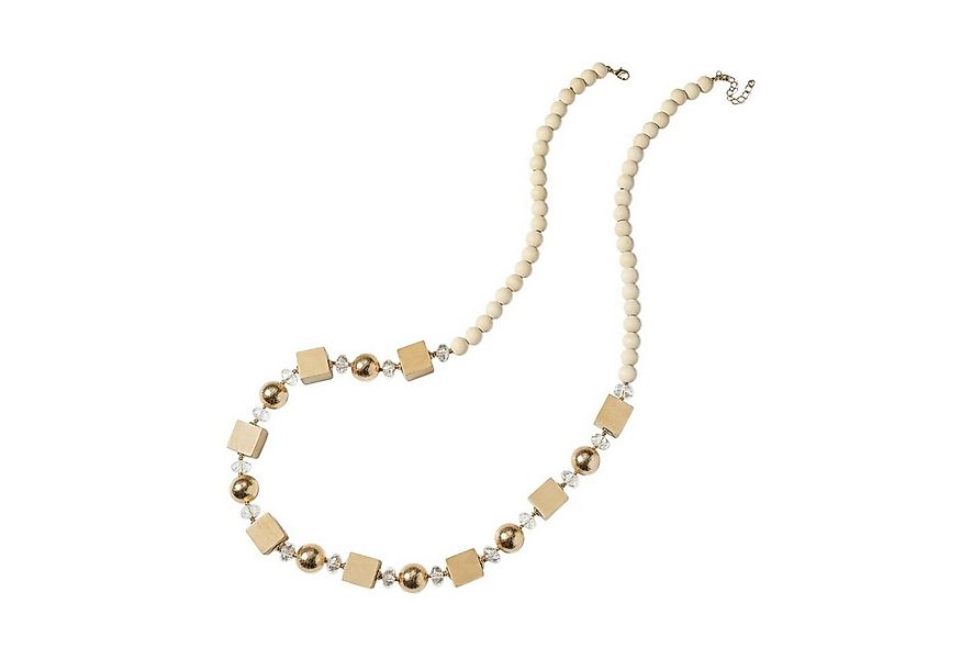 KARMA Lange Kette Longkette Holz & Legierung 98+7 cm (Wickelkette Damenschm günstig online kaufen