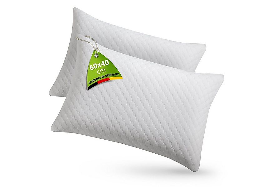 Juskys Kopfkissen, Füllung: 700 g + 100 g zerkleinerter Memory Schaum, 40x6 günstig online kaufen