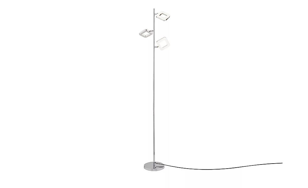 KHG LED Stehleuchte 3-flammig - silber - 20 cm - 127 cm - 20 cm - Sconto günstig online kaufen
