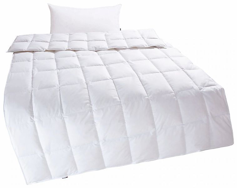 OTTO home Federbettdecke + Kopfkissen "Irah Bettdecke 135x200 cm, 155x220 c günstig online kaufen