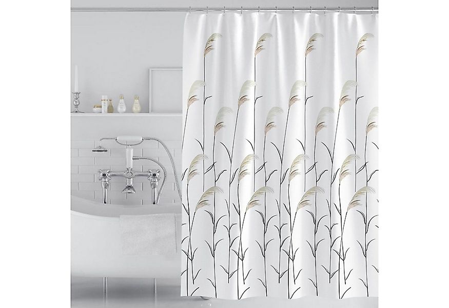 BYSURE Duschvorhang Breite 180 cm (1-tlg), Blumen Badezimmer Deko aus Stoff günstig online kaufen