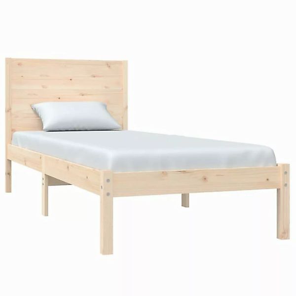 vidaXL Bett Massivholzbett ohne Matratze 100x200 cm Kiefernholz günstig online kaufen