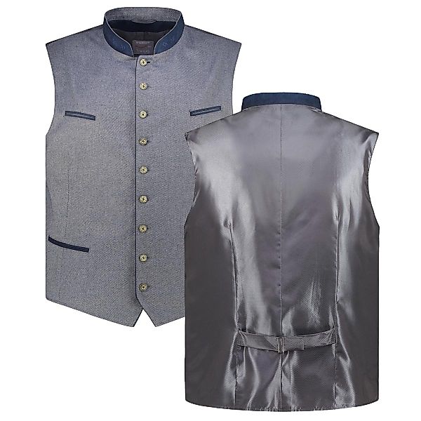 Weis Trachtenweste mit Bambus Farbe grau Größe: 74 günstig online kaufen