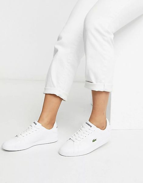 Lacoste – Graduate BL 1 – Weiße Leder-Sneaker günstig online kaufen