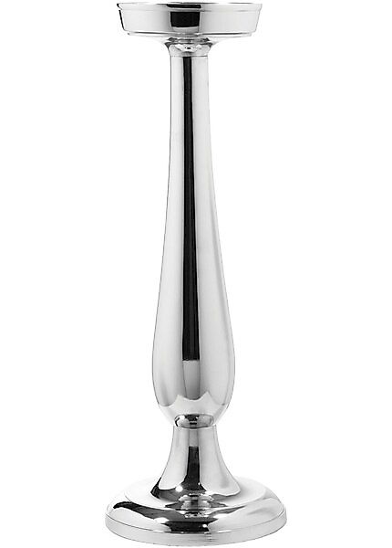 Fink Kerzenleuchter »MAGENTA« Stumpenkerzenhalter aus Aluminium, vernickelt günstig online kaufen