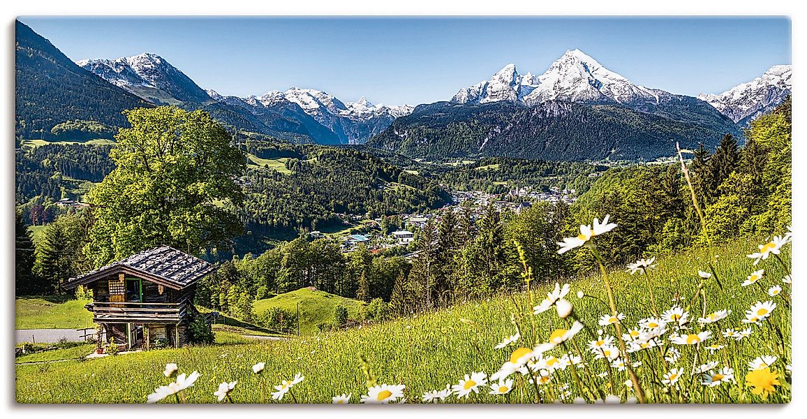 Artland Wandbild »Landschaft in den Bayerischen Alpen« Berge 1 Stk. tlg. al günstig online kaufen