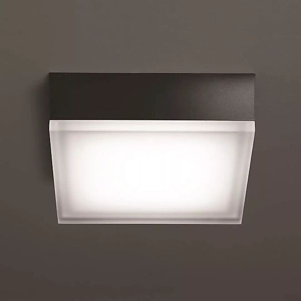 LED-Außenwandlampe 1426 graphit 20 x 20 cm günstig online kaufen