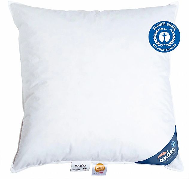 andeo Federkopfkissen "ANDEO" Füllung: 70% Federn & 30% Daune 1 Stk. tlg. N günstig online kaufen