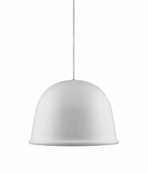 Pendelleuchte Local Lamp metall weiß / Ø 28 cm - Normann Copenhagen - Weiß günstig online kaufen