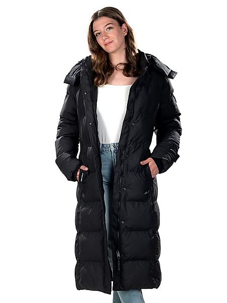 Shorai Steppjacke Steppmantel lang mit Gürtel SH2304.601 schwarz, mit abneh günstig online kaufen