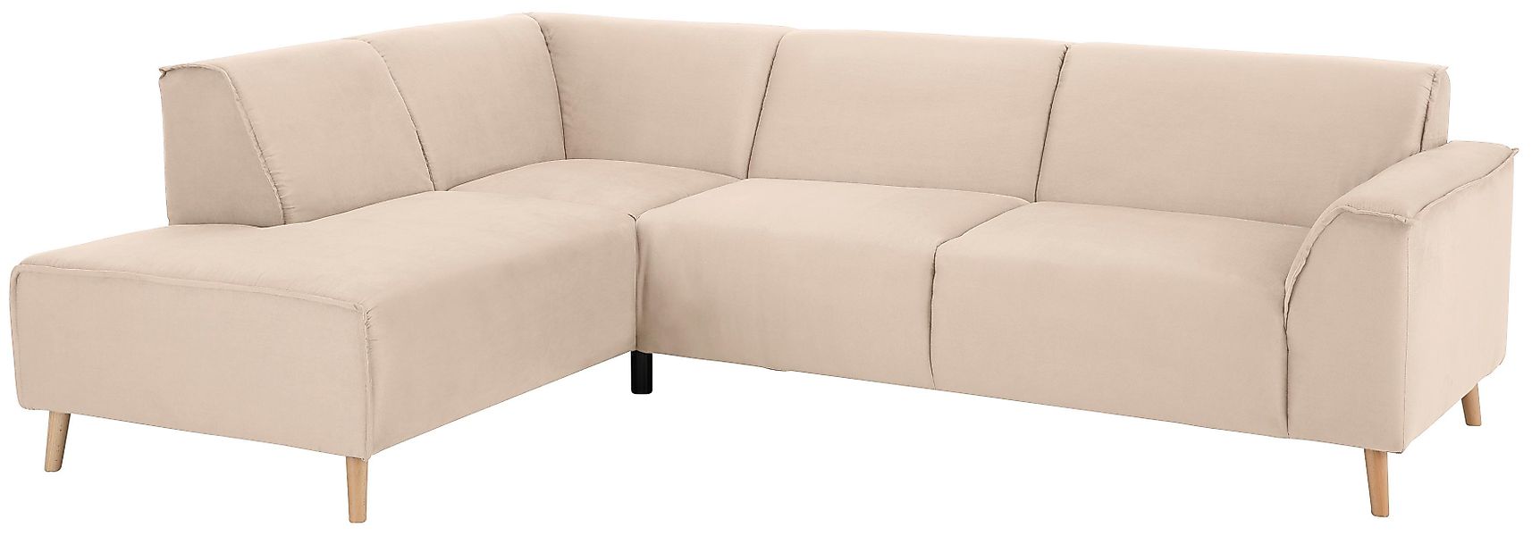 Home affaire Ecksofa »Julia zeitlose und elegante Couch, hoher Sitzkomfort, günstig online kaufen