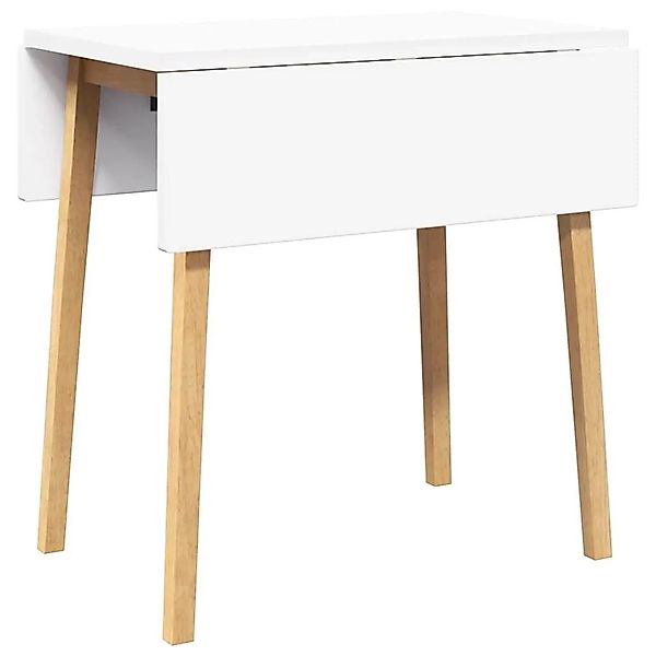 vidaXL Esstisch Natur Massivholz Gummibaumholz 4102536 günstig online kaufen