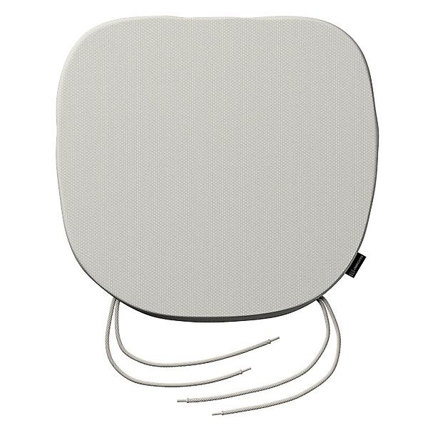 Stuhlkissen Marcus mit Bindeschnur, hellgrau, 40 x 37 x 2,5 cm, Living II ( günstig online kaufen