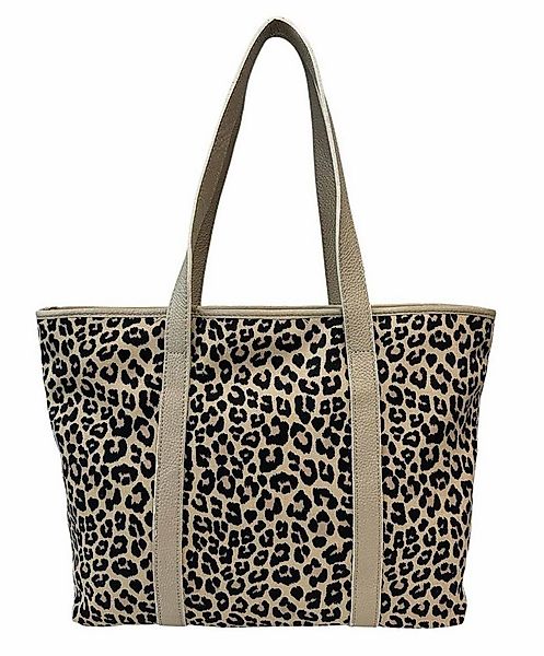 ITALYSHOP24 Schultertasche Damen Leo Tasche Shopper Ledertasche Tote Bag Le günstig online kaufen