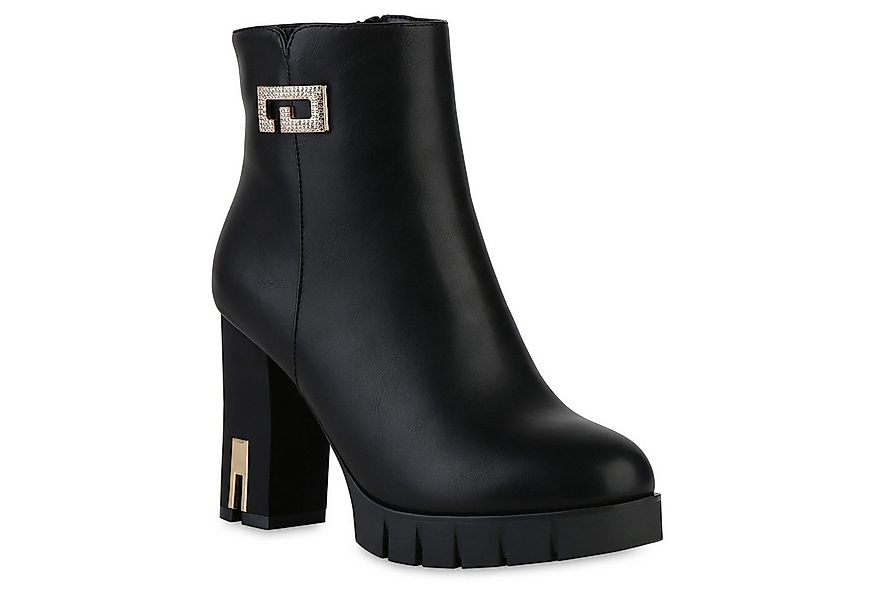 VAN HILL 841357 Stiefelette Damen Leicht Gefüttert Klassische Stiefeletten günstig online kaufen