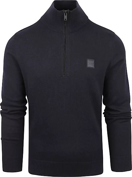 BOSS Kanobix Half Zip Pullover Navy - Größe M günstig online kaufen