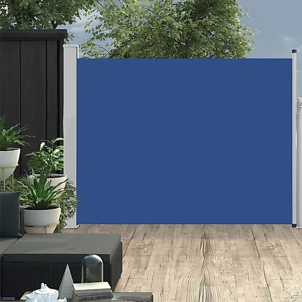 Ausziehbare Seitenmarkise 140×500 Cm Blau günstig online kaufen