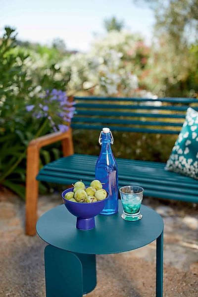 Bebop runder Couchtisch In- und Outdoor Honig Ø 45 cm Höhe 45,5 cm günstig online kaufen