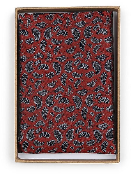 Suitable Seide Einstecktuch Paisley Bordeaux - günstig online kaufen