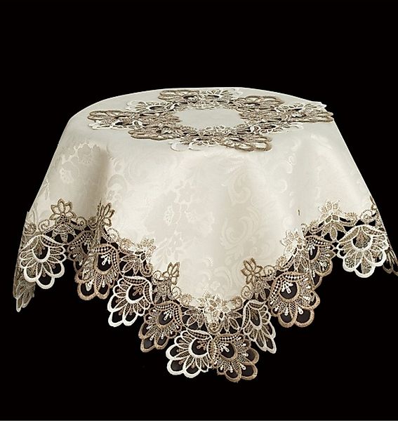 Brilliant Tischdecke / Spitzendecke / 85x85cm Eckig günstig online kaufen