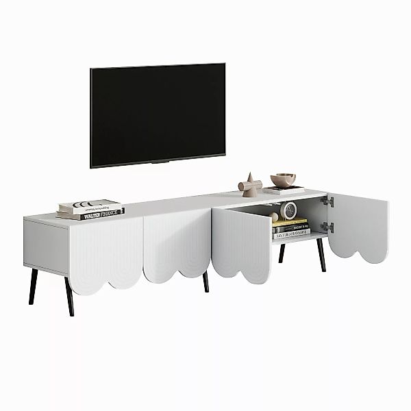 MODFU Lowboard mit Schwarzes Metallbein (TV-Board, günstig online kaufen