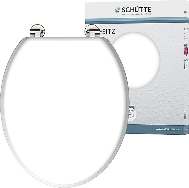 Schütte WC-Sitz, mit Holzkern, maximale Belastung günstig online kaufen