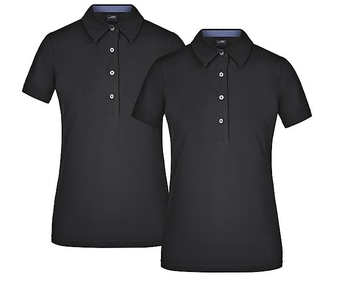 James & Nicholson Poloshirt Doppelpack Klassisches Damen Polohemd JN969 (Do günstig online kaufen