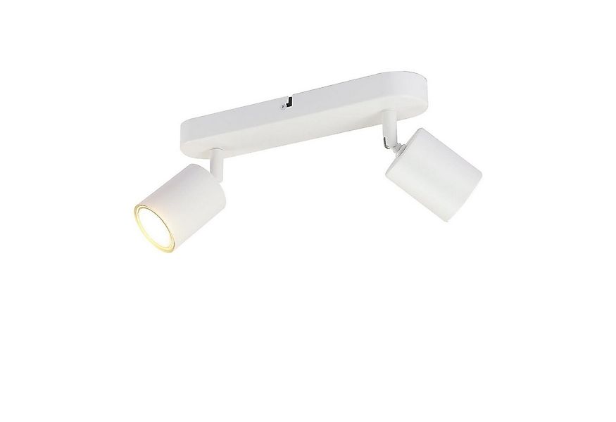 ZMH Deckenstrahler 2 Flammig - Schwarz/Weiß Deckenspots Schwenkbar 350° für günstig online kaufen